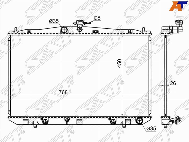 Радиатор LEXUS RX350 09-
