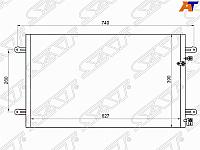 Радиатор кондиционера AUDI A6 05-11