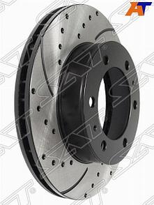 Комплект дисков тормозных передний перфорированные TOYOTA HILUX /FORTUNER 05-