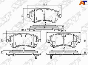 Колодки тормозные перед TOYOTA COROLLA 121 LHD