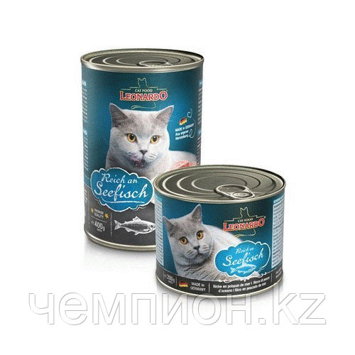 756107 Leonardo ocean fish, Корм для взрослых кошек из океанической рыбы, 200 гр. - фото 1 - id-p82262359