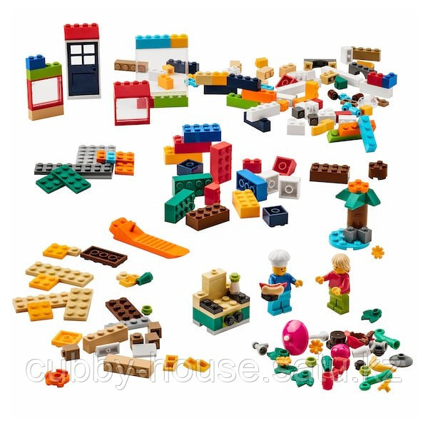BYGGLEK БЮГГЛЕК Набор LEGO®, 201 деталь, разные цвета