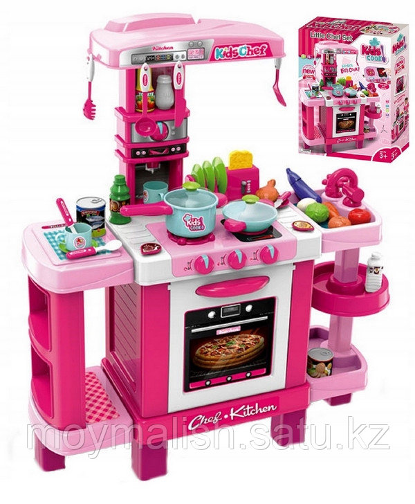Кухня игровая для девочек Little Chef Kitchen 008-938 высотой 87см - фото 1 - id-p82276750