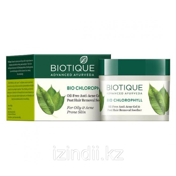 Гель для проблемной кожи БИО ХЛОРОФИЛЛ (BIO CHLOROPHYLL), Биотик, Biotique, 50 мл