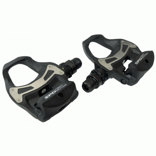 Педали контактные Shimano PD - R550 ,без отражателей ,с шипами