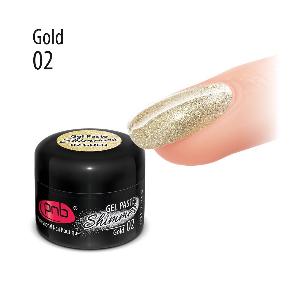 Гель-паста Shimmer PNB 02 Золото