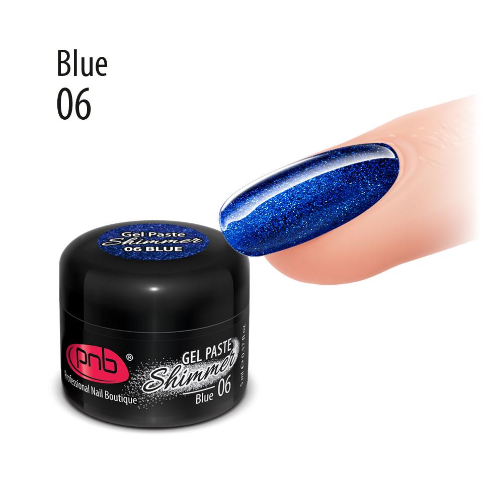 Гель-паста Shimmer PNB 06 Синий