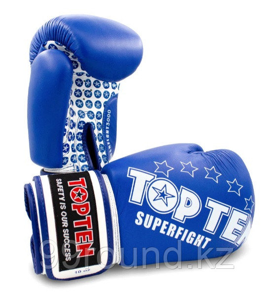 Боксерские перчатки TOP TEN Superfight 3000 BLUE, фото 1