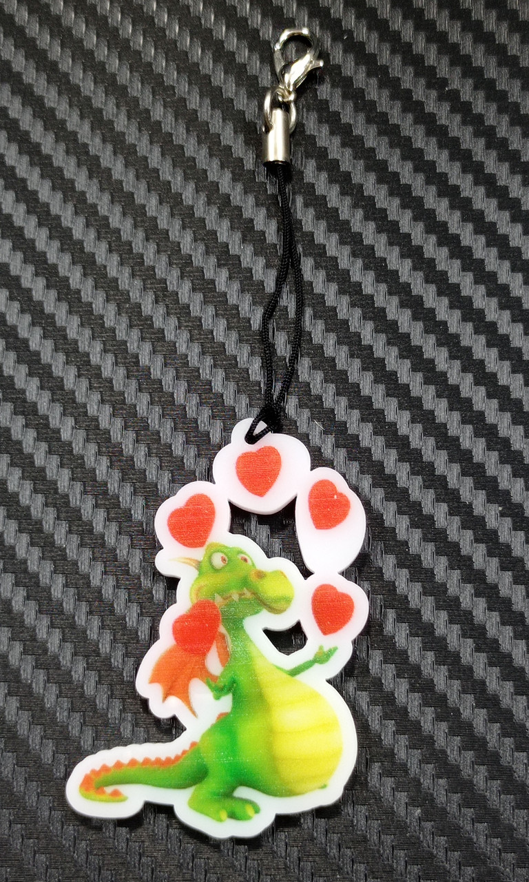 Брелок из акрила "Дракончик" №16