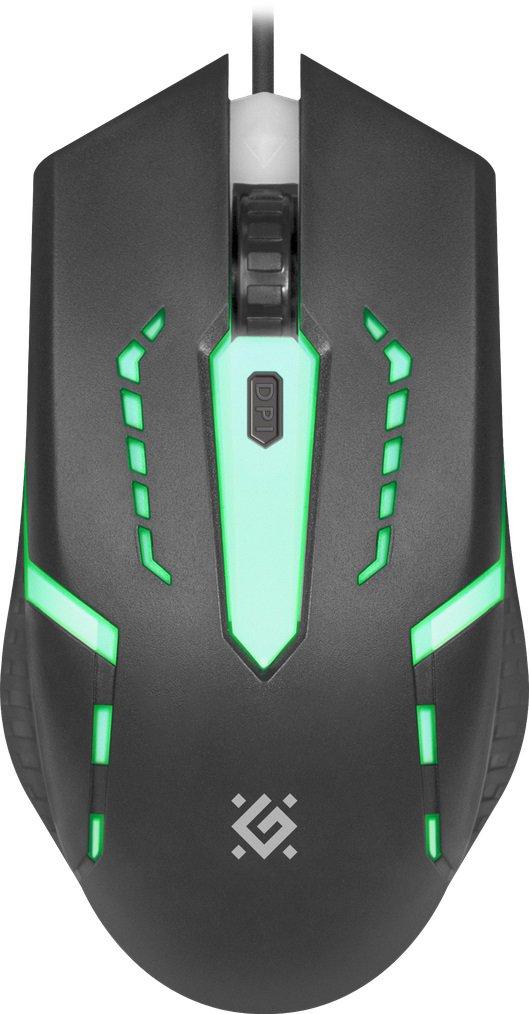 Мышь проводная Defender Flash MB-600L 7цветов подсветки