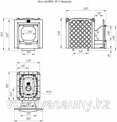 Печь для бани Былина-18 Ч Панорама. Теплодар. - фото 2 - id-p82300318