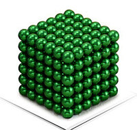 Магнитный Неокуб Зеленый. Neocube. 216 шариков. Диаметр 5 мм. Головоломка. Конструктор. Антистресс.