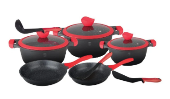 Набор посуды Berlinger Haus Red Stone Line BH-1379 11 пр