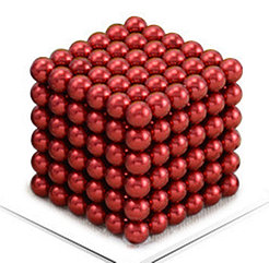 Neocube - магнитный Неокуб Красный. 216 шариков. Диаметр 6 мм. Головоломка. Конструктор. Антистресс. Kaspi red