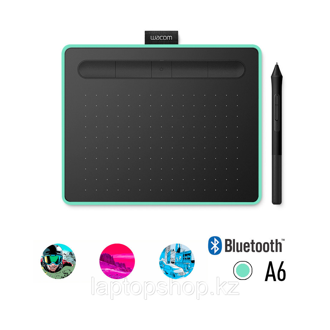 Графический планшет, Wacom, Intuos Small Bluetooth (CTL-4100WLE-N) - фото 3 - id-p82313209