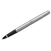Ручка роллер Parker Jotter Stainless Steel CT чёрная 0,8мм корпус лак.покрыт клип,футляр арт.2089226