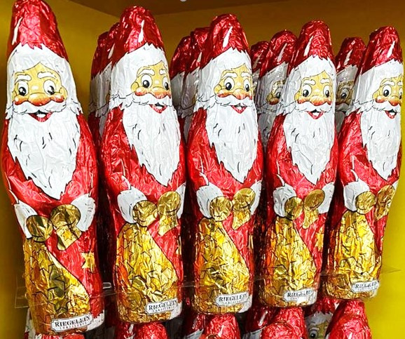 Шоколадные Фигурки Дед Мороз Санта Клаус 60гр.
