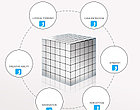 Магнитный Неокуб Серый. Neocube. 216 кубиков. Размер 5 мм. Головоломка. Конструктор. Антистресс. Kaspi RED, фото 6