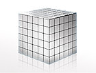 Магнитный Неокуб Серый. Neocube. 216 кубиков. Размер 5 мм. Головоломка. Конструктор. Антистресс. Kaspi RED, фото 2