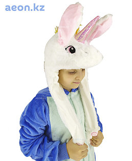 Шапочка Белый Единорог светящаяся с подвижными ушками