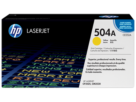 HP CE252A Картридж лазерный HP 504A желтый, ресурс 7000 стр