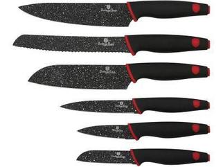 Набор ножей 6 предметов Stone Touch Line Black Berlinger Haus BH-2114