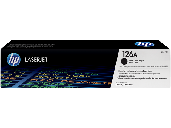 HP CE310A Картридж лазерный HP 126A черный, ресурс 1200 стр. - фото 1 - id-p8533646