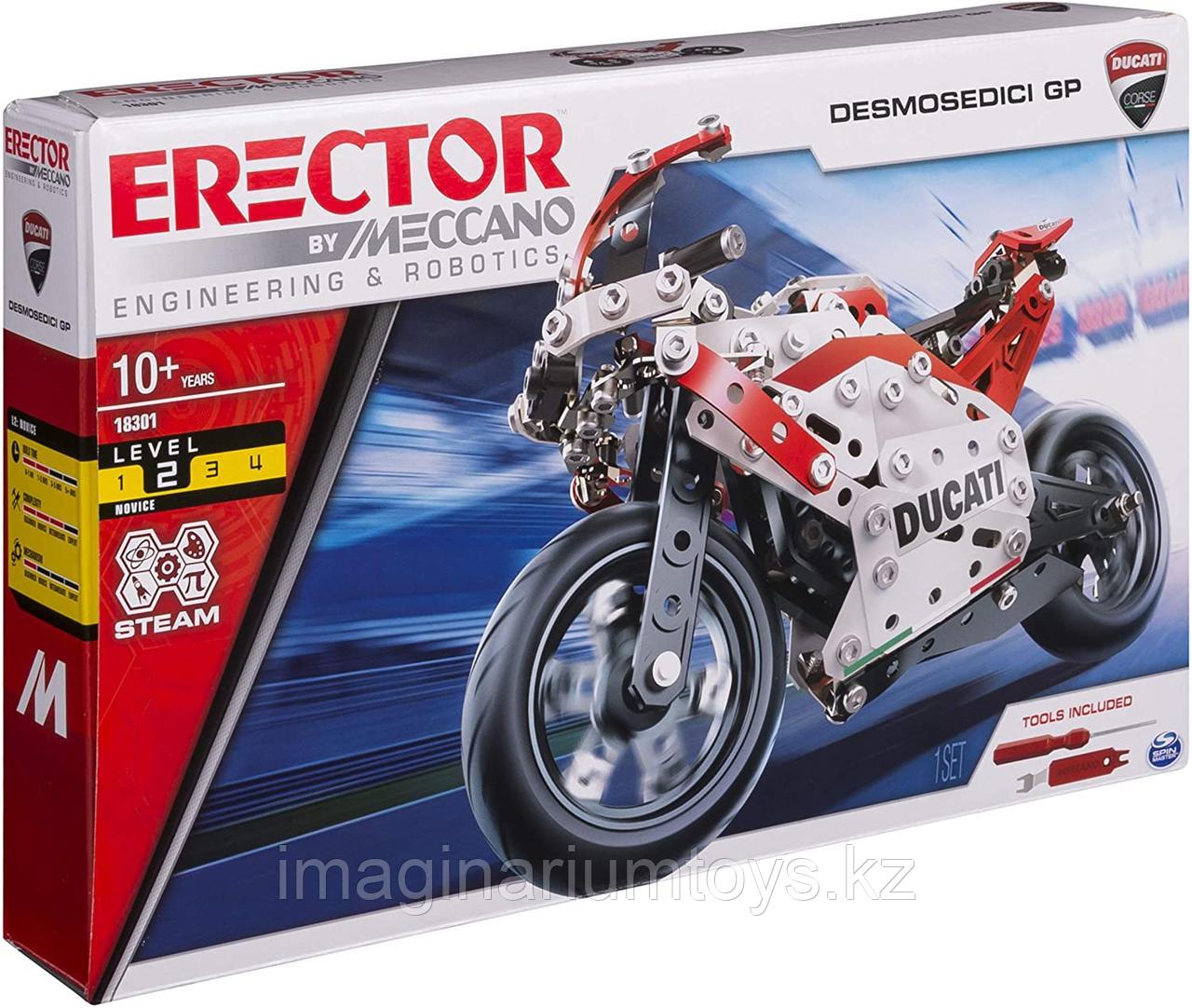 Конструктор Meccano мотоцикл Ducati для взрослых детей 10+ - фото 5 - id-p82356925