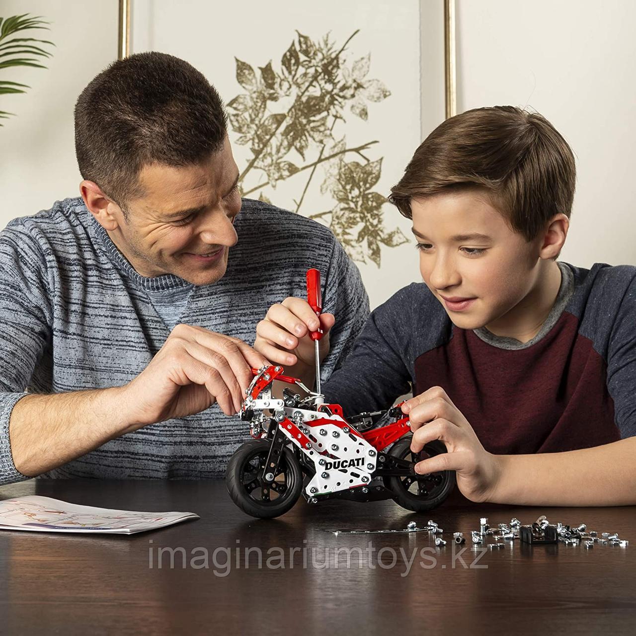 Конструктор Meccano мотоцикл Ducati для взрослых детей 10+ - фото 6 - id-p82356925