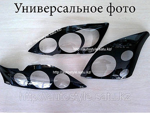 Защита фар Nissan Qashqai 2007-2013 (очки в черн.рамку) AirPlex