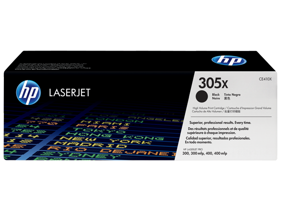 HP CE410X Картридж лазерный HP 305X черный, ресурс 4000 стр
