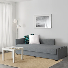 Кровать-кушетка НЭРСНЕС  Сандсбру, серый 80x200 см. ИКЕА, IKEA, фото 2