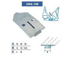 Приспособление для притачки шлевки встык снизу UMA-108