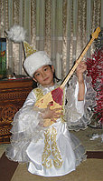 Платье для девочек в национальном стиле с казахским орнаментом