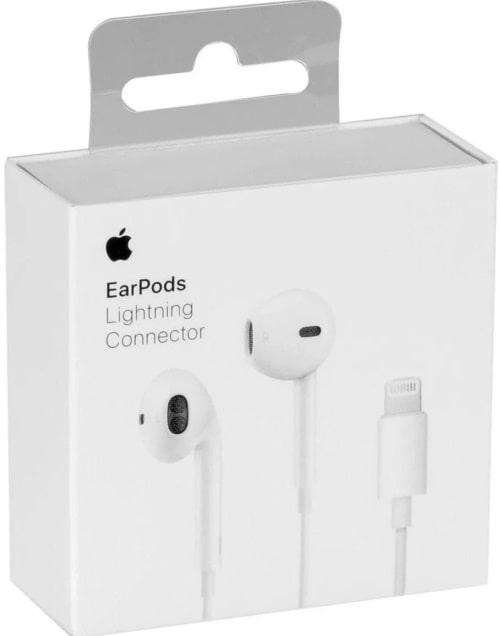 Проводные наушники с микрофоном Apple EarPods с коннектором Lightning