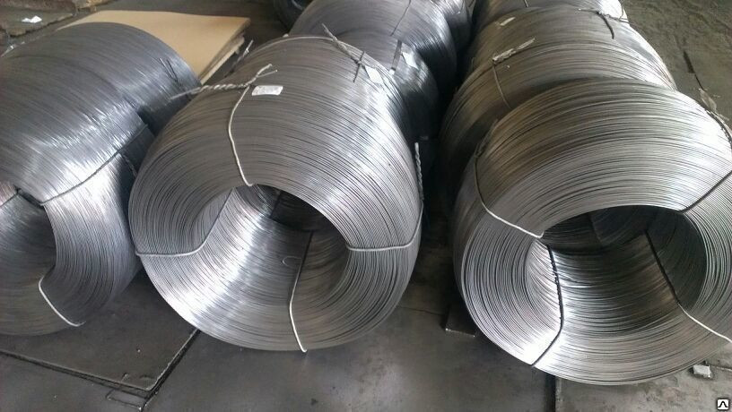 Проволока стальная 42401 ст.0 мягкая бухты резка от 1м доставка кг