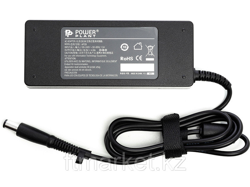 Блок питания для ноутбуков PowerPlant HP 220V, 18.5V 90W 4.9A (7.4*5.0)