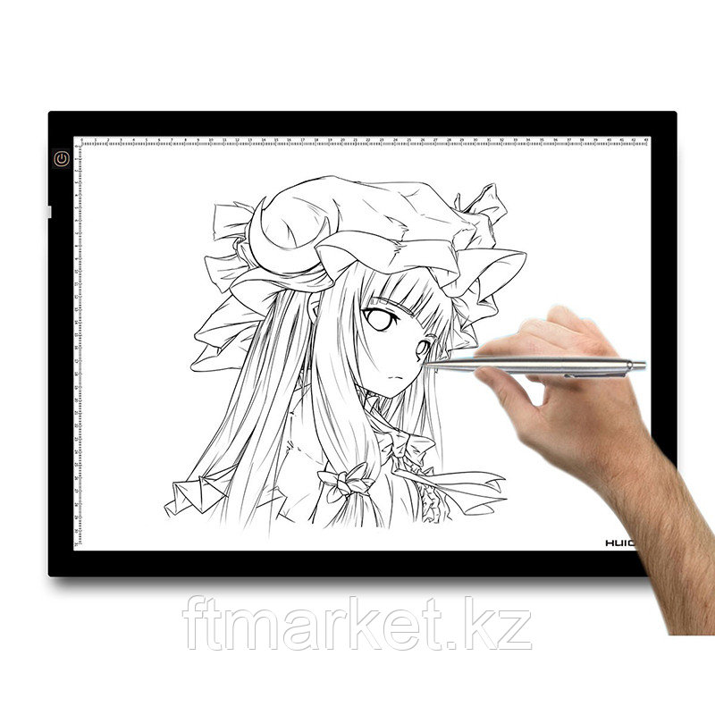 LED планшет (светокопировальный) Huion A3 + перчатка