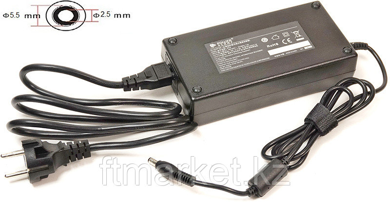 Блок питания для ноутбуков PowerPlant ASUS 220V, 19V 150W 7.9A (5.5*2.5)