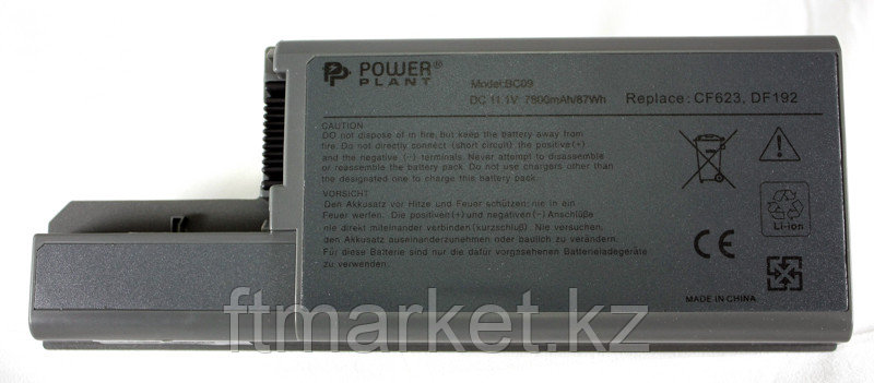 Аккумулятор PowerPlant для ноутбуков DELL Latitude D820 (DF192, DL8200LP) 11.1V 7800mAh