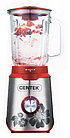 Блендер настольный Centek CT-1327 (BLACK) 1000 Вт, 3 скор.импульс, Стекл стакан 1,5л, Тройн.лезвие