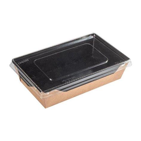 Коробка "DoEco" 145х100х55мм ECO OpSalad 450 Black Edition, (Салатник), черный, 400 шт, фото 2