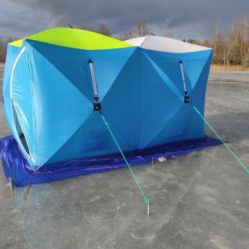 Палатка для зимней рыбалки СТЭК куб Дубль - фото 1 - id-p70244712