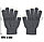 Перчатки для рук зимние сенсорные из плотного трикотажа белого цвета, фото 2