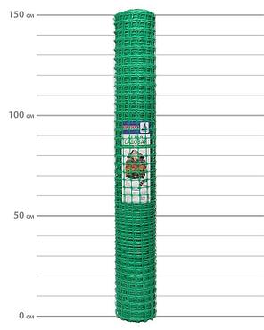 Садовая решетка (пластиковая зеленая сетка) ЗР-15/1,5/20. Высота рулона 1.5 м, фото 2