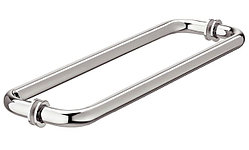 Дверные ручки для душевой кабины, полированный хром, 425 мм