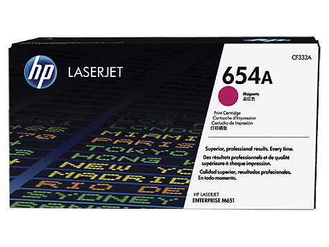 HP CF333A Картридж лазерный HP 654A пурпурный, ресурс 15000 стр