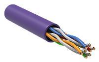 ITK Кабель связи витая пара U/UTP, кат. 5E 4х2х24AWG solid LSZH, 305м, фиолетовый