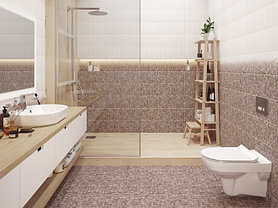 Кафель | Плитка настенная 20х44 Хаммам | Hammam белый рельеф, фото 3