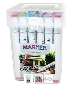 Маркер ART DRAW DESIGN 2588-36, 36 цветов